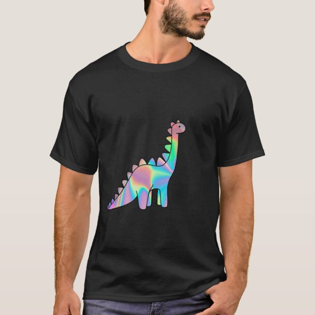 Camiseta Dinossauro Holográfico Canto (Frente)