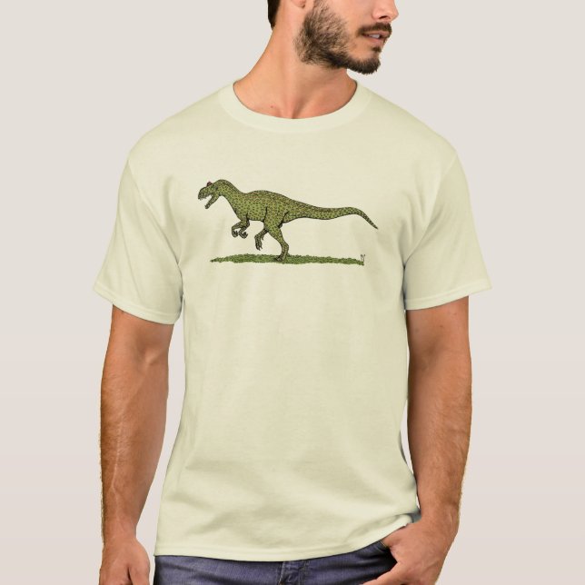 Camiseta Dinossauro Jurássico Allosaurus (Frente)