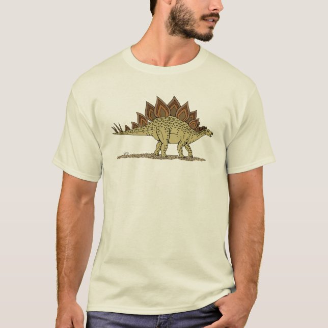 Camiseta Dinossauro Jurássico Stegossauro (Frente)