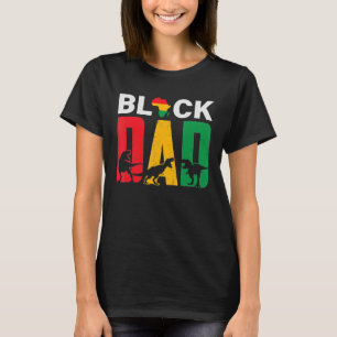Camiseta Dinossauro Legal do Pai Negro Africano-Americano
