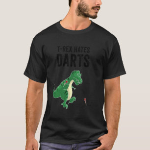 Camiseta Dinossauro Legal T Rex Odeia Esportes Negros