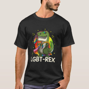 Camiseta Dinossauro LGBT Trex Orgulho gay Lésbico