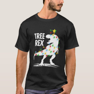 Camiseta Dinossauro Lover Xmas Luzes Papais noeis Rex Dinos