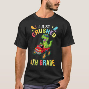 Camiseta Dinossauro Mais velho Estudante Dirigindo Caminhão