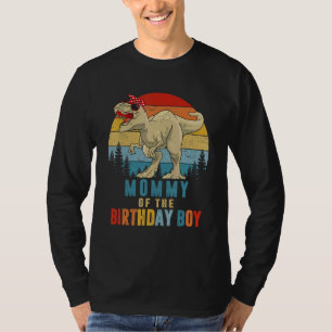 Camiseta Dinossauro mamãe Da Família Aniversário Que Corres