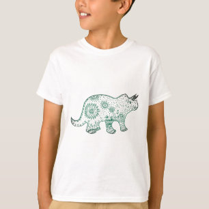 Camiseta Dinossauro Mandala DesenhandoT-shirt