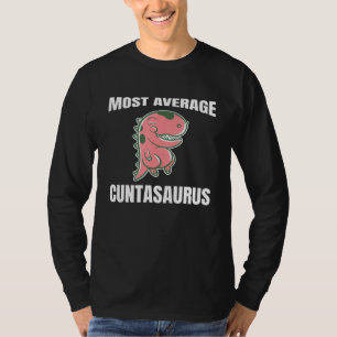 Camiseta Dinossauro Média Animal Cuntasaurus Dizendo