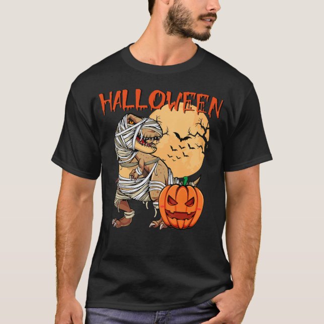 Camiseta Dinossauro Mumificado T Rex (Frente)