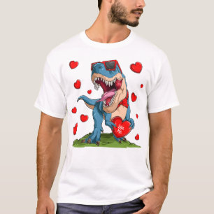 Camiseta Dinossauro namorados
