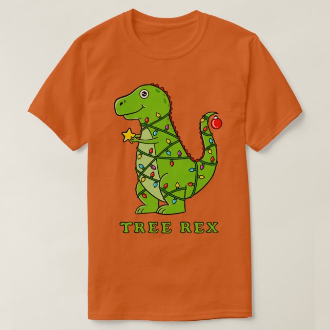 Camiseta Dinossauro Natal (Frente do Design)