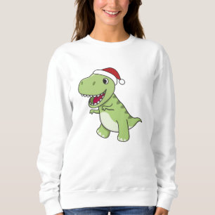 Camiseta Dinossauro Natal Neve Inverno T-Rex Dino