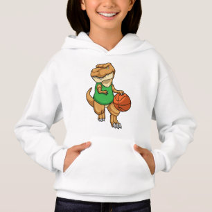 Camiseta Dinossauro no Esporte com Basquete