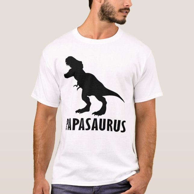 Camiseta dinossauro papa (Frente)