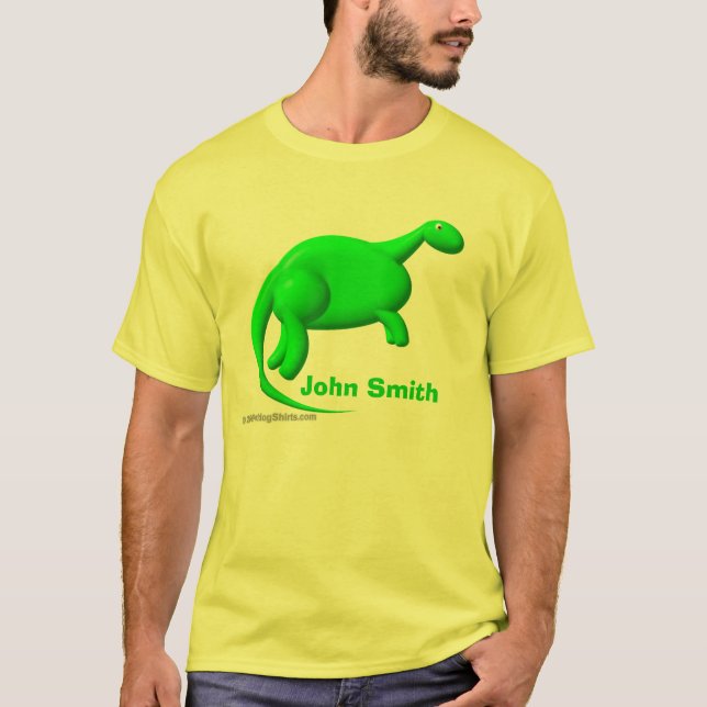 Camiseta Dinossauro para a personalização (Frente)