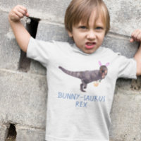 Dinossauro Páscoa Bunny T-Rex Tyrannosaurus Funny