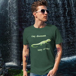 Camiseta Dinossauro Pequeno, Muito Assustador