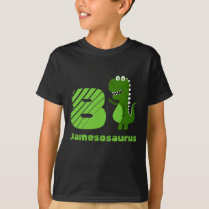 Camiseta Dinossauro Personalizado para o Aniversário