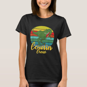 Camiseta Dinossauro Praia Verão e Camping Cousin Crew Funn