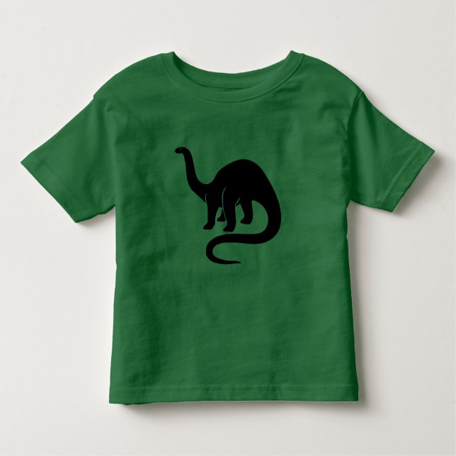 Camiseta Dinossauro - Preto (Frente)