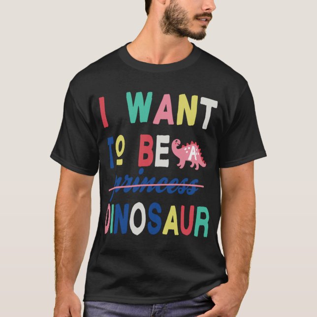 Camiseta Dinossauro Princesa Bonita (Frente)