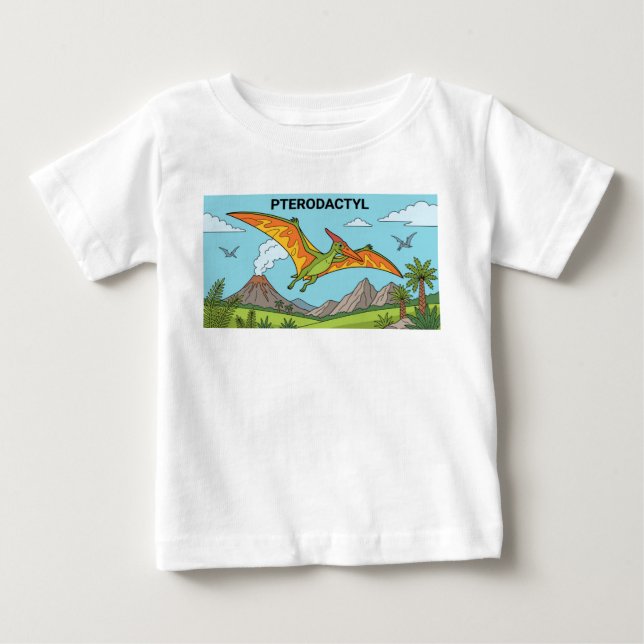 Camiseta dinossauro pterodáctilo (Frente)