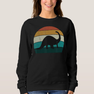Camiseta Dinossauro Retro Engraçado - Amantes do Brachiosau