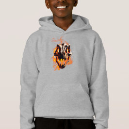Camiseta Dinossauro Retro Morto Caveira Ardendo em Chamas
