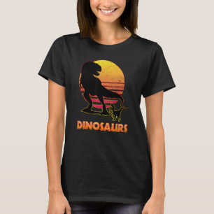 Camiseta Dinossauro Retroativo TRex Sunset