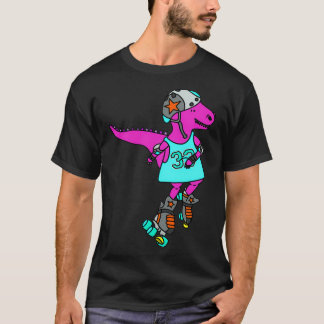 Camiseta Dinossauro rosa-rosado-rolador-derby