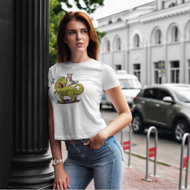 Camiseta Dinossauro rouco (Criador carregado)