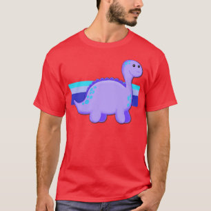 Camiseta Dinossauro Roxo