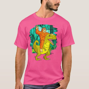 Camiseta Dinossauro Sasquatch T-Rex Funny Gi