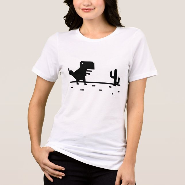 Camiseta Dinossauro Sem Internet (Frente)