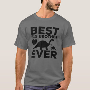 Camiseta Dinossauro Siberiano Trex Humor Melhor Irmão Gran