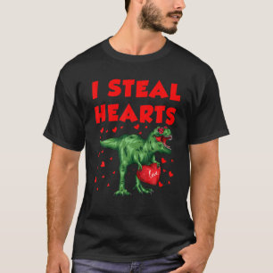 Camiseta Dinossauro T Rex Lover I Roubar O Dia de os namora