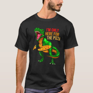 Camiseta Dinossauro T Rex Pizza Pizzasaurus Festa Gift Men