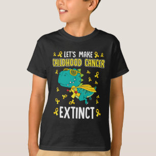 Camiseta Dinossauro T-rex Torna Cancer de Infância Uma Dive