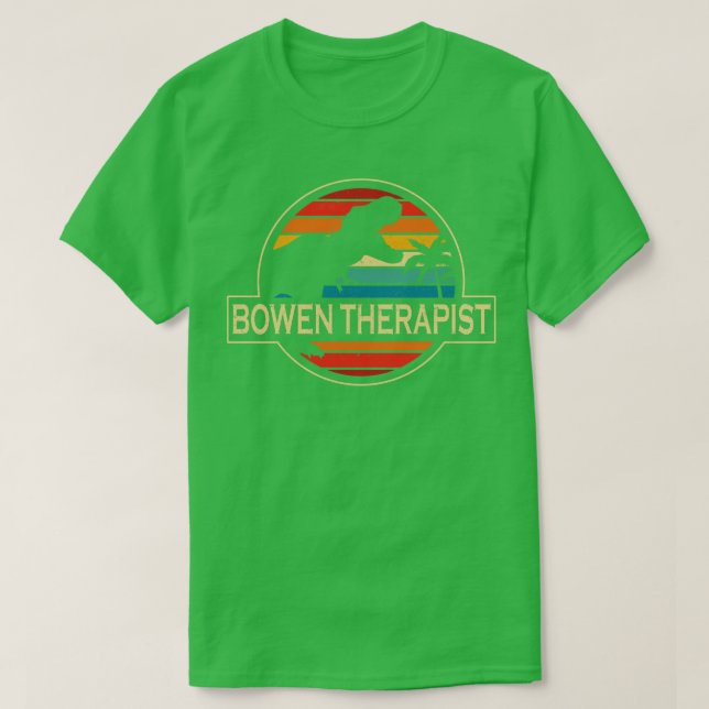 Camiseta Dinossauro Terapista Bowen (Frente do Design)