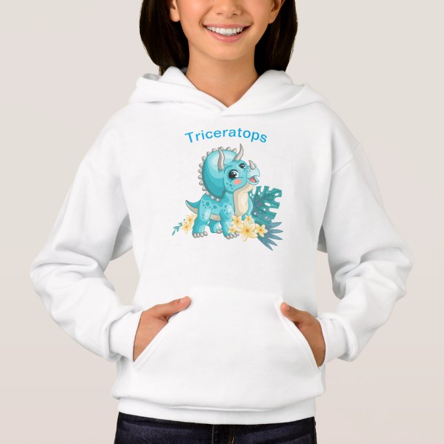 Camiseta Dinossauro Triceratops (Frente)