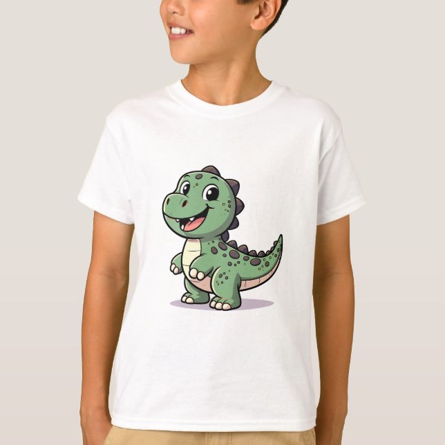 Camiseta Dinossauro Verde (Frente)