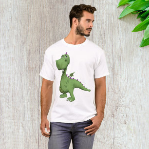 Camiseta Dinossauro Verde Amigável
