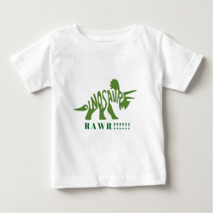 Camiseta Dinossauro Verde RAWR!!
