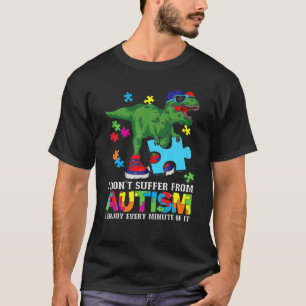 Camiseta Dinossauro Veste Óculos de sol segurando Quebra-c