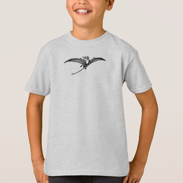 Camiseta dinossauro voador Darwinopterus (Frente)