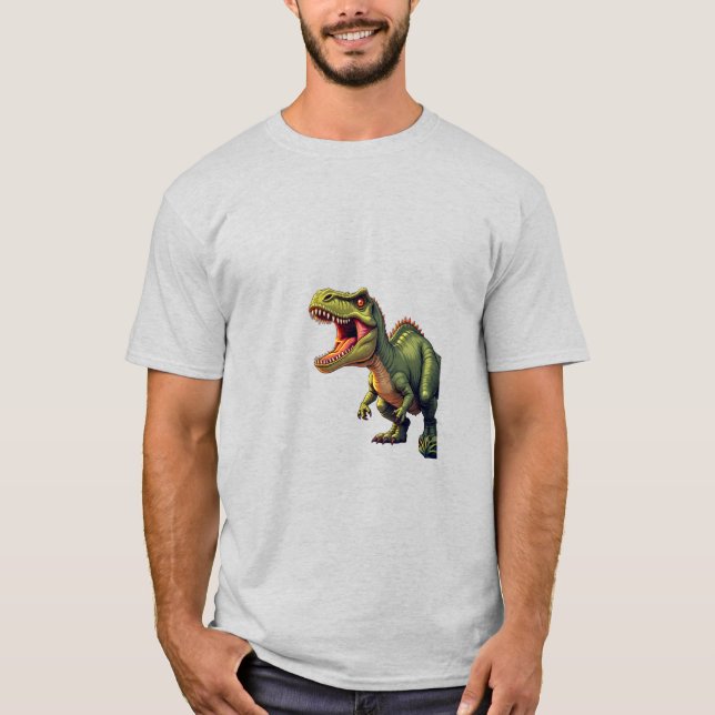 Camiseta Dinossauro Zangado (Frente)