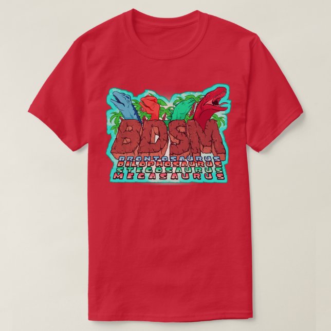Camiseta Dinossauros (Frente do Design)