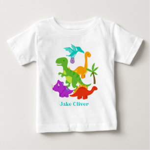 Camiseta Dinossauros Bonitos Personalizados