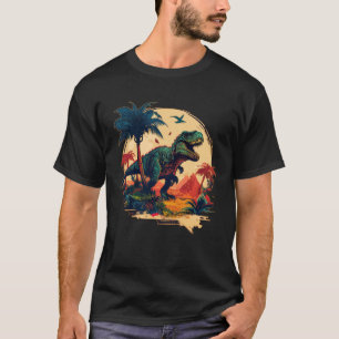 Camiseta Dinossauros Cretáceos Pré-Históricos Jurássicos Ti