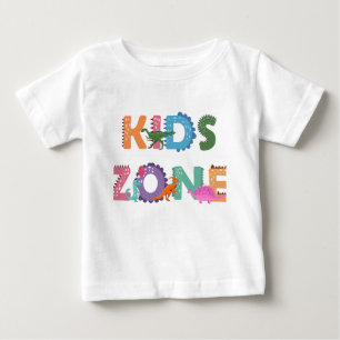Camiseta Dinossauros de Zona de Crianças