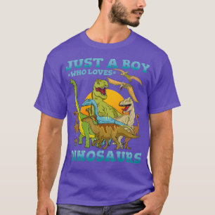 Camiseta Dinossauros Dinos T Rex Futuro Paleontólogo